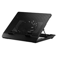 Universal Laptop Stand Notebook Holder Cooling Pad USB Fans 9 inch to 16 inch M23 for Apple MacBook 12 inch Black