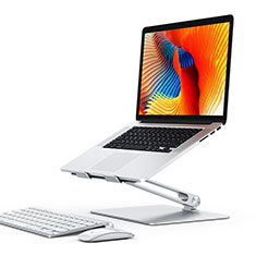 Universal Laptop Stand Notebook Holder K07 for Samsung Galaxy Book Flex 13.3 NP930QCG Silver