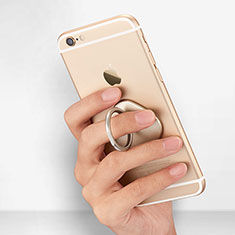 Universal Mobile Phone Finger Ring Stand Holder R02 for Oppo A78 5G Gold