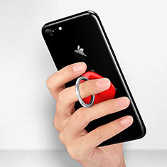Universal Mobile Phone Finger Ring Stand Holder R02 for Alcatel 3V Red