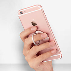 Universal Mobile Phone Finger Ring Stand Holder R02 for Oppo A78 5G Rose Gold