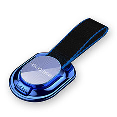 Universal Mobile Phone Finger Ring Stand Holder R11 for Alcatel 5V Blue