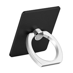 Universal Mobile Phone Finger Ring Stand Holder Z01 for Apple iPhone 13 Mini Black