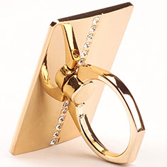 Universal Mobile Phone Finger Ring Stand Holder Z02 for Apple iPhone X Gold