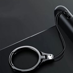 Universal Mobile Phone Finger Ring Stand Holder Z03 for Alcatel 7 Black