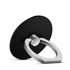 Universal Mobile Phone Finger Ring Stand Holder Z05 for Oppo A78 5G Black