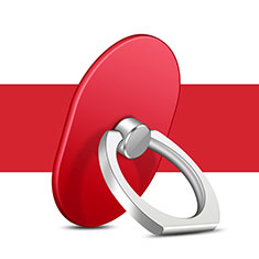 Universal Mobile Phone Finger Ring Stand Holder Z06 for Alcatel 7 Red