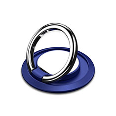 Universal Mobile Phone Magnetic Finger Ring Stand Holder H10 for Oneplus Nord N100 Blue