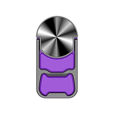 Universal Mobile Phone Magnetic Finger Ring Stand Holder H21 for Alcatel 1 Purple