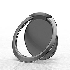 Universal Mobile Phone Magnetic Finger Ring Stand Holder Z03 for Oppo K7 5G Black