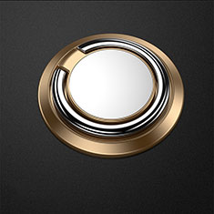 Universal Mobile Phone Magnetic Finger Ring Stand Holder Z04 for Oppo Reno8 Pro+ Plus 5G Gold