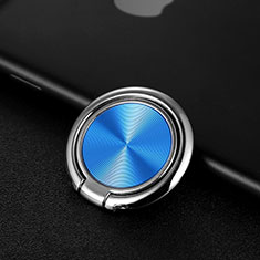 Universal Mobile Phone Magnetic Finger Ring Stand Holder Z11 for Oppo F17 Blue