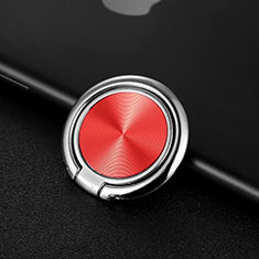 Universal Mobile Phone Magnetic Finger Ring Stand Holder Z11 for Motorola Moto One Zoom Red