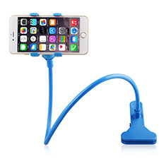 Universal Mobile Phone Stand Flexible Holder Lazy Bed for Apple iPhone X Sky Blue