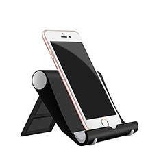 Universal Mobile Phone Stand Smartphone Holder for Desk for Alcatel 3L Black