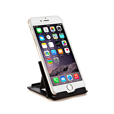 Universal Mobile Phone Stand Smartphone Holder for Desk T01 for Samsung Galaxy F62 5G Black