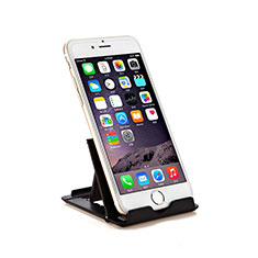 Universal Mobile Phone Stand Smartphone Holder for Desk T01 for Sony Xperia 5 II Black