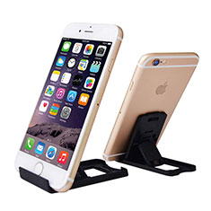Universal Mobile Phone Stand Smartphone Holder for Desk T02 for Samsung Galaxy S23 Plus 5G Black