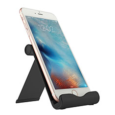Universal Mobile Phone Stand Smartphone Holder for Desk T07 for Motorola Moto G31 Black