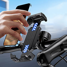 Universal Motorcycle Phone Mount Bicycle Clip Holder Bike U Smartphone Surpport for Motorola Moto G30 Black
