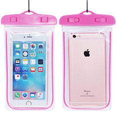 Universal Waterproof Cover Dry Bag Underwater Pouch W01 for Samsung Galaxy S20 5G Hot Pink