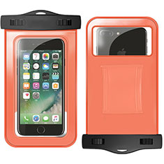 Universal Waterproof Cover Dry Bag Underwater Pouch W02 for Nokia X5 Orange