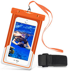 Universal Waterproof Cover Dry Bag Underwater Pouch W03 for Asus Zenfone 2 Laser 6.0 ZE601KL Orange