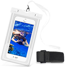 Universal Waterproof Cover Dry Bag Underwater Pouch W03 for Motorola Moto G62 5G White