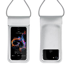 Universal Waterproof Cover Dry Bag Underwater Pouch W06 for Nokia C1 Silver