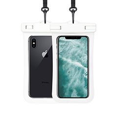 Universal Waterproof Cover Dry Bag Underwater Pouch W07 for Apple iPhone 13 Mini White