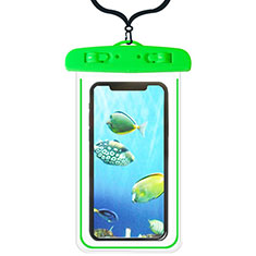 Universal Waterproof Cover Dry Bag Underwater Pouch W08 for Alcatel 3X Green