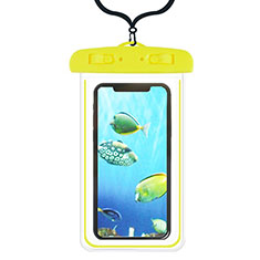 Universal Waterproof Cover Dry Bag Underwater Pouch W08 for Alcatel 5V Yellow