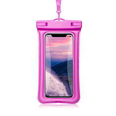 Universal Waterproof Cover Dry Bag Underwater Pouch W12 for Samsung Galaxy A30 Hot Pink