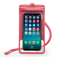Universal Waterproof Cover Dry Bag Underwater Pouch W15 for Oppo A38 Red