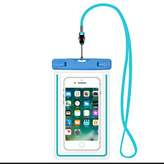 Universal Waterproof Cover Dry Bag Underwater Pouch W16 for Samsung Galaxy S23 Ultra 5G Sky Blue