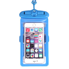 Universal Waterproof Cover Dry Bag Underwater Pouch W18 for Apple iPhone 12 Sky Blue