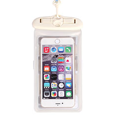 Universal Waterproof Cover Dry Bag Underwater Pouch W18 for Apple iPhone 14 Plus White