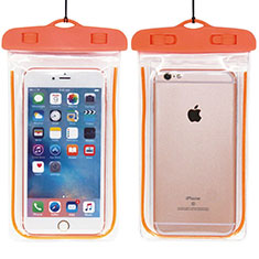 Universal Waterproof Hull Dry Bag Underwater Case W01 for Oppo Reno7 5G Orange