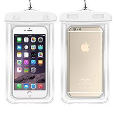 Universal Waterproof Hull Dry Bag Underwater Case W01 for Apple iPhone SE3 2022 White