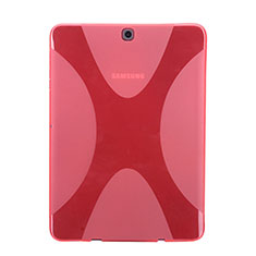 X-Line Transparent Gel Soft Cover for Samsung Galaxy Tab S2 8.0 SM-T710 SM-T715 Red