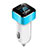 3.1A Car Charger Adapter Dual USB Twin Port Cigarette Lighter USB Charger Universal Fast Charging Sky Blue