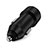3.4A Car Charger Adapter Dual USB Twin Port Cigarette Lighter USB Charger Universal Fast Charging Black