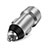 3.4A Car Charger Adapter Dual USB Twin Port Cigarette Lighter USB Charger Universal Fast Charging U02 Silver
