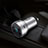 3.4A Car Charger Adapter Dual USB Twin Port Cigarette Lighter USB Charger Universal Fast Charging U03 Silver