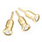 3.5mm Anti Dust Cap Earphone Jack Plug Cover Protector Plugy Stopper Universal D02 Gold