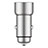 3.6A Car Charger Adapter 3 USB Port Cigarette Lighter USB Charger Universal Fast Charging U10 Silver
