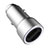 3.6A Car Charger Adapter 3 USB Port Cigarette Lighter USB Charger Universal Fast Charging U10 Silver