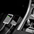 3.6A Car Charger Adapter 3 USB Port Cigarette Lighter USB Charger Universal Fast Charging U10 Silver