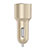 4.2A Car Charger Adapter Dual USB Twin Port Cigarette Lighter USB Charger Universal Fast Charging Gold