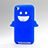 Angel Silicone Gel Soft Case for Apple iPod Touch 4 Blue